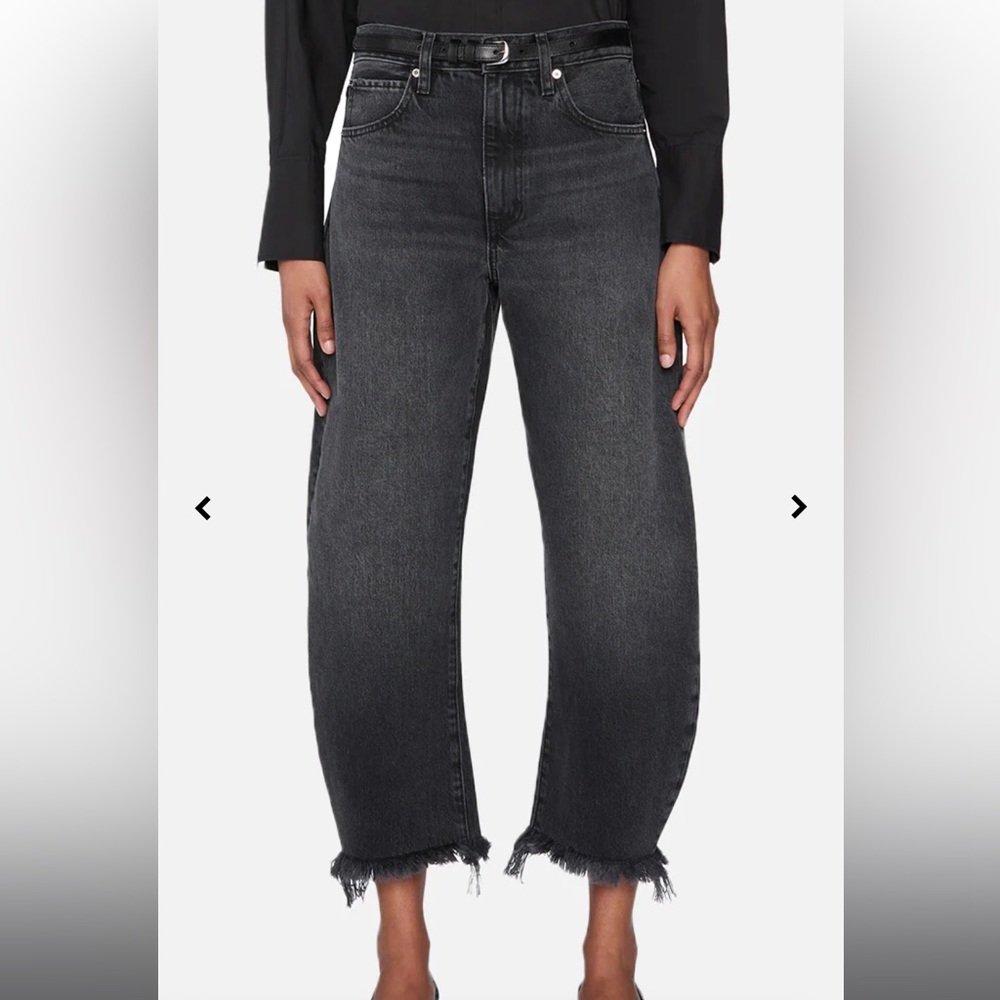 BNWT FRAME jeans the bubble crop (barrel)